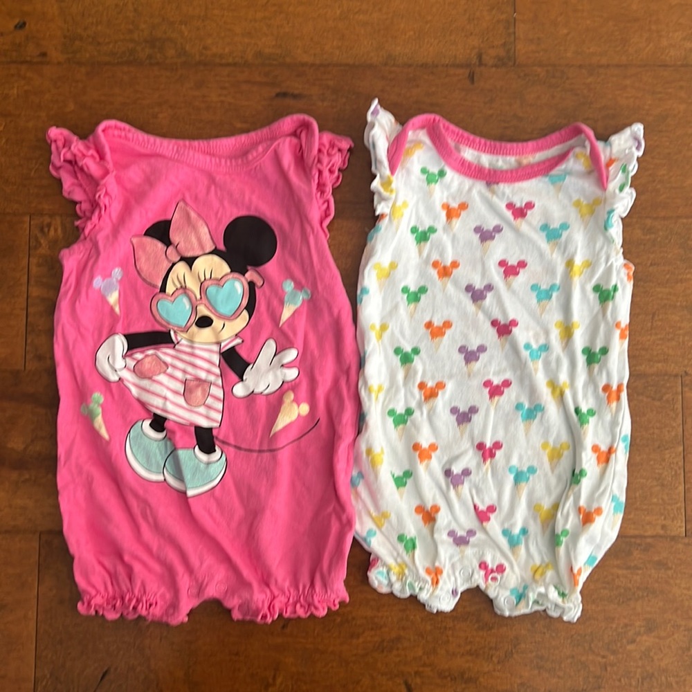 Minnie Mouse Toddler onsie bundle
